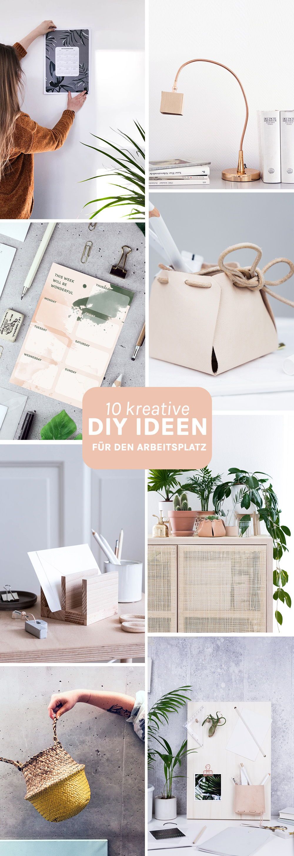 8 kreative diy & Innere ideen für den arbeitsplatz